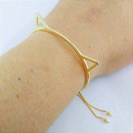 Bracelete gatinho (Pul00075)