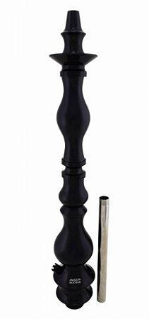 STEM AMAZON HOOKAH LUXURY - METAL BLACK - MADEIRA BLACK