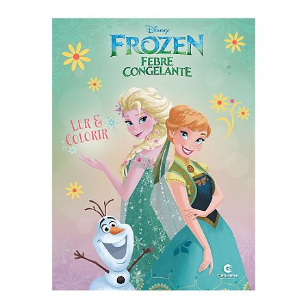 Livro Gigante Ler e Colorir Frozen - Culturama