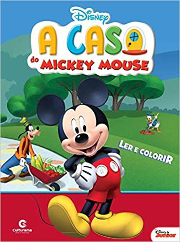 Livro Gigante Ler e Colorir Mickey - Culturama