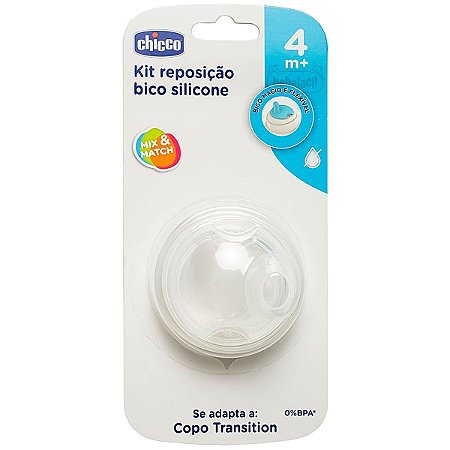 Kit Reposição Bicos Silicone (2uni) - Chicco