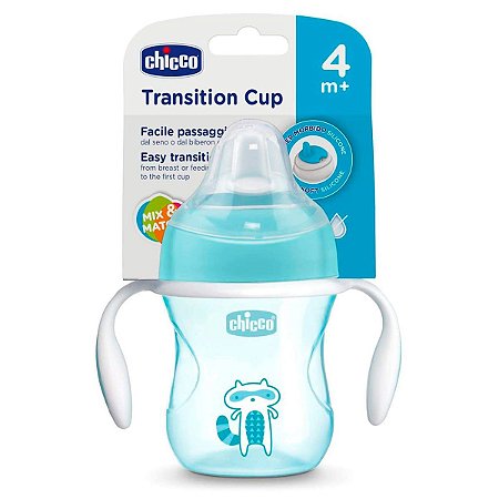 Copo Transition Cup 4m+ Menino 200ml - Chicco