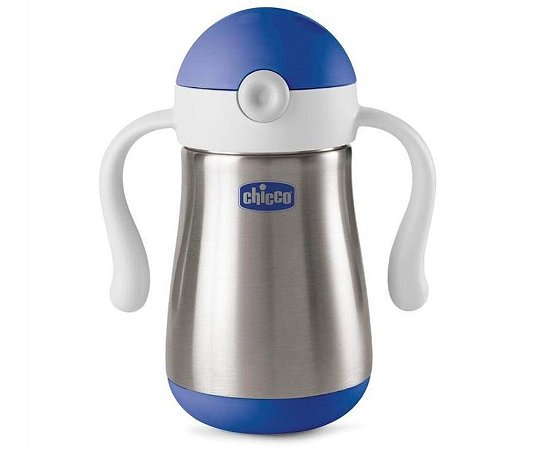 Copo Inox Azul 18 M + - Chicco