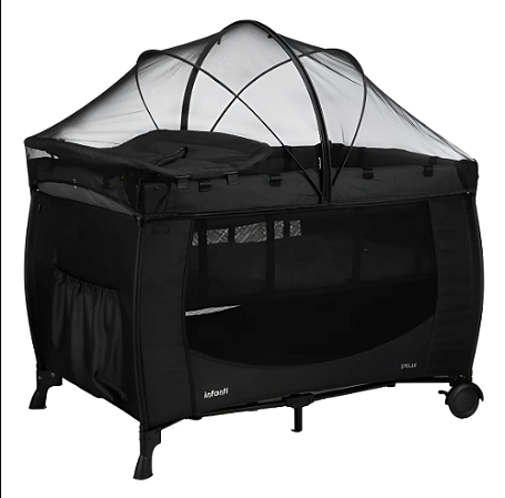 Berço Stelle Preto Noturno - Infanti