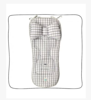 Protetor de Carrinho II Vies + Almofada Xadrez Fendi