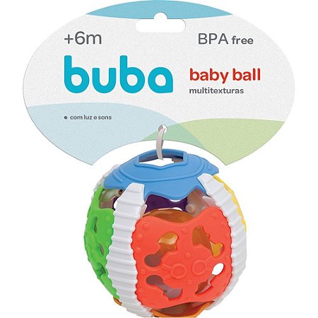 Brinquedo Baby Ball Multitexturas P - Buba