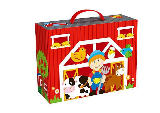 Brinquedo Caixa Divertida Fazenda - Tooky Toy
