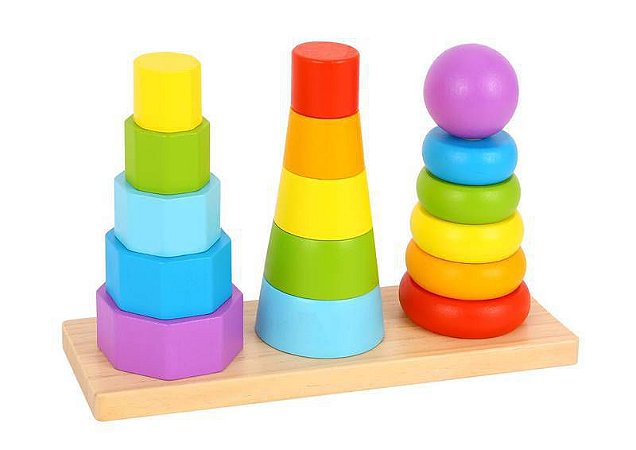 Brinquedo Forma Geométrica Encaixe - Tooky Toy