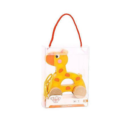 Brinquedo Girafa de Puxar - Tooky Toy