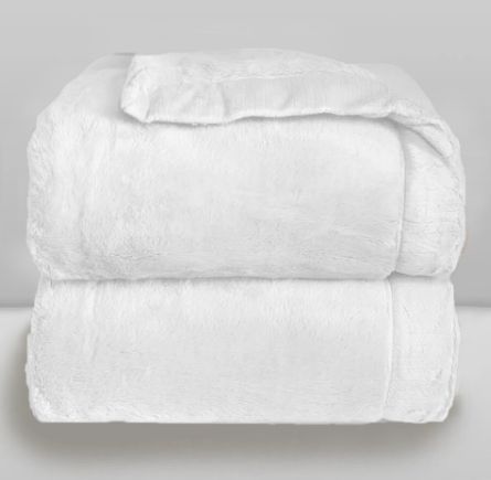 Cobertor Plush Branco