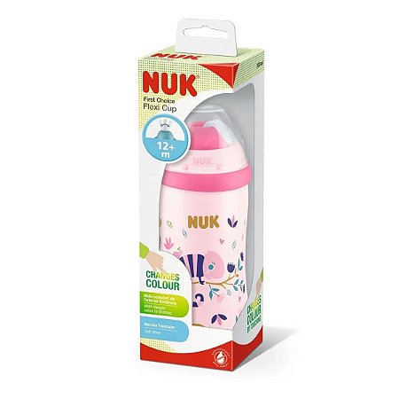 Copo Antivazamento Flexi Cup Color Change Girl 300 ml - NUK