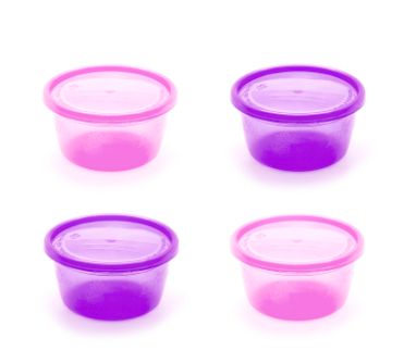 Kit 4 Potes Multiuso 236ml Lilas e Rosa