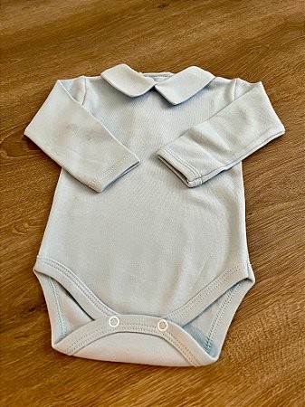 Body Algodão Azul - TotalBaby