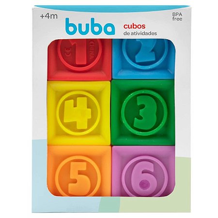 Brinquedo Cubos de Atividade - Buba