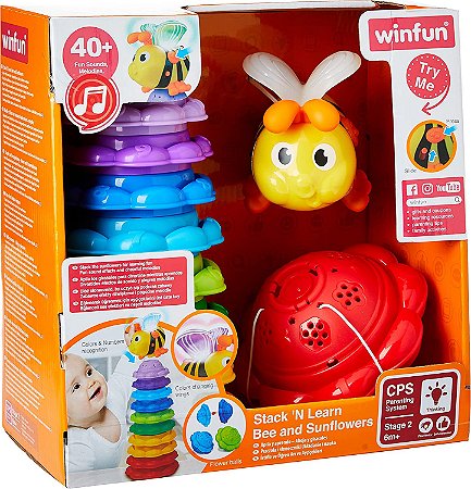 Brinquedo Aprendendo as Cores com a Abelha - WinFun