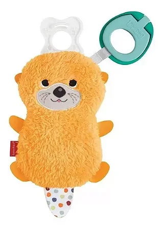 Brinquedo Prendedor de Chupeta Animais Sensoriais Lontra - Fisher Price