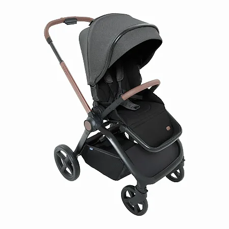 Carrinho de Bebê Chicco - Mysa Stroller Black Satin