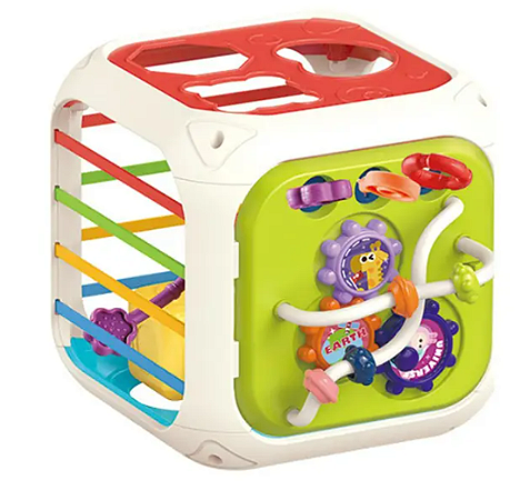 Brinquedo Cubo Multi-Atividades Formas e Encaixes - Buba