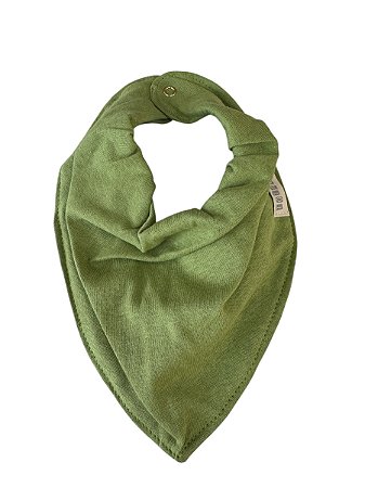 Babador Bandana Verde Pistache - Totalbaby