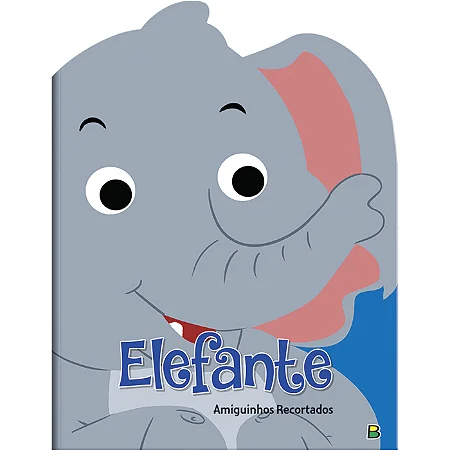 Livro Amiguinhos Recortados- Elefante