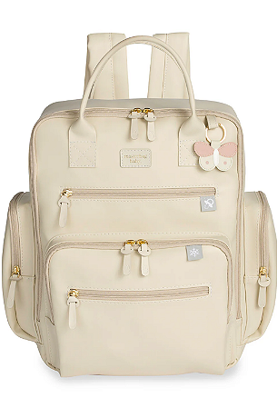 Mochila Urban Borboleta Marfim - MasterBaby