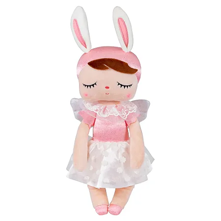 Boneca Angela Angel Rosa 33 cm - Mateoo