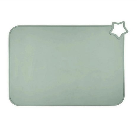 Jogo Americano Liso De Silicone Verde