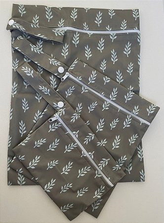 kit Organizador De Mala Verde Impermeável