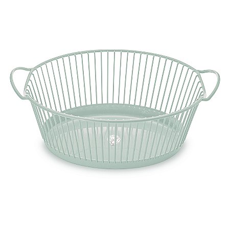 Cesto De Roupa Oval Infantil Verde