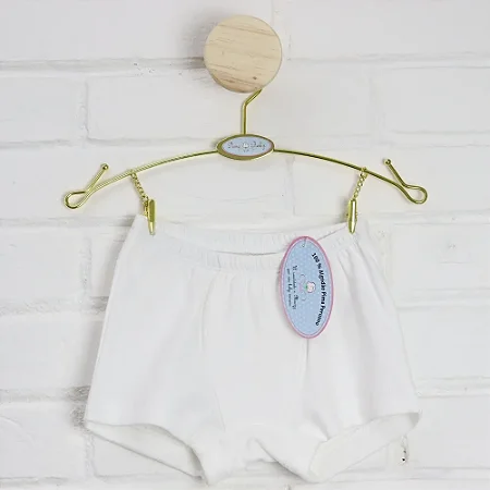 Cueca Boxer Pima Menino - Branco