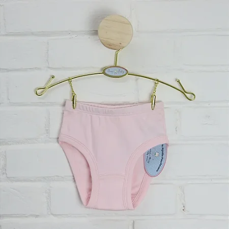 Calcinha Simples Rosa Pima