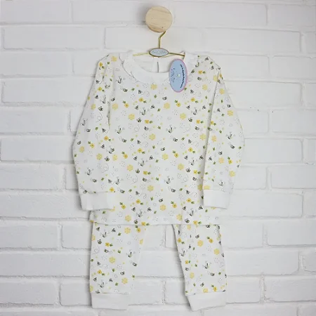Pijama Blusa e Calça - Abelhinhas