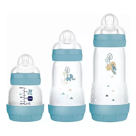 Mamadeiras Easy Start Trio Azul - Mam