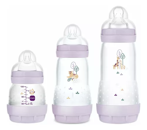 Mamadeiras Easy Start Trio Lilás - Mam