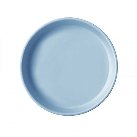 Prato em Silicone Básico Mineral Blue - Minikoioi