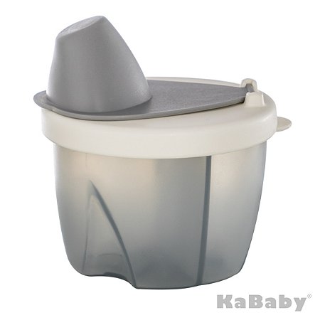 Pote Dosador para Leite em Pó Cinza - Kababy