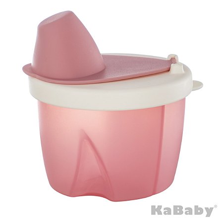 Pote Dosador para Leite em Pó Rosa - Kababy