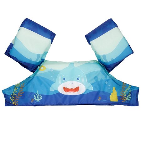 Boia Colete Infantil - Tubarão Azul
