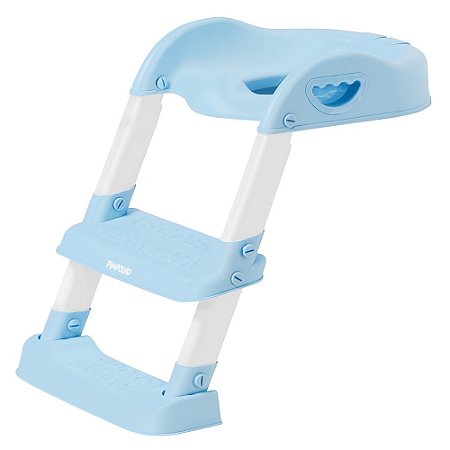 Redutor de Assento Sanitário com Escada Azul - Pimpolho