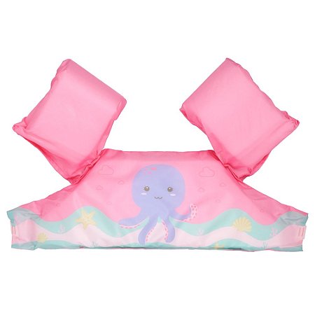Boia Colete Infantil - Polvo Pink