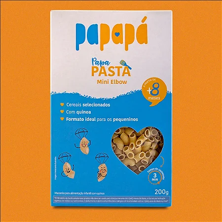 PapaPasta Mini Elbow 200g - Papapá