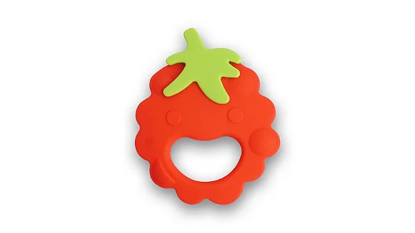 Mordedor de Silicone Funny Fruit Morango - Multikids