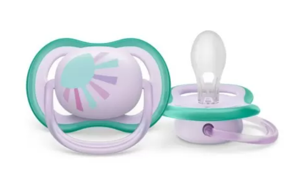 Chupeta Ultra Air Rosa Decorada 0-6 meses SCF086/04 - Avent