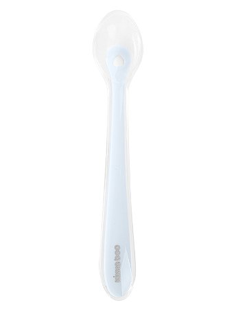 Kit com 2 Colheres de Silicone Blue com Caixa - Kikkaboo