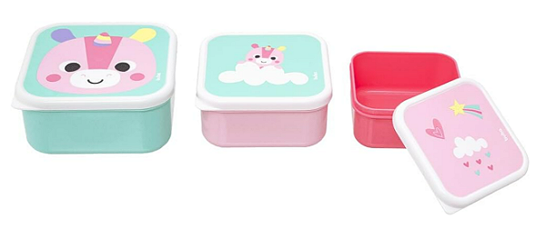 Kit de 3 Potinho Buba Zoo Unicornio