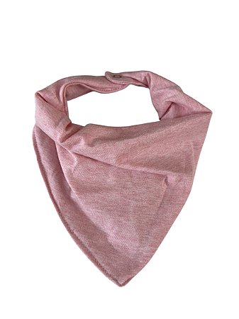 Babador Bandana Rosa Mescla - Totalbaby