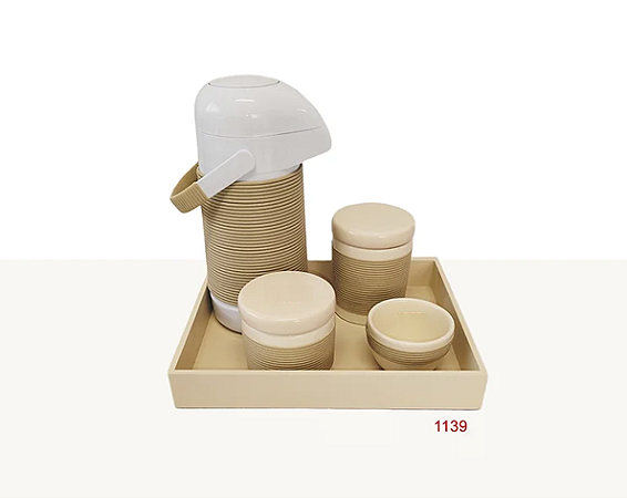 Kit de Higiene Bege Alinhavado