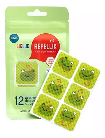 Carteira de Adesivos Repelente Repellik (12 unidades) - LikLuc