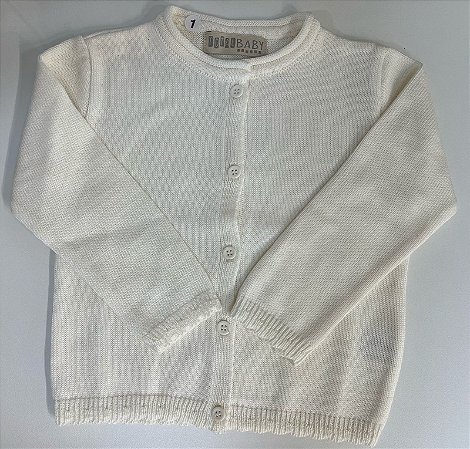 Casaco Tricot Off White