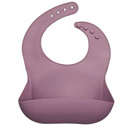 Babador em Silicone Roxo